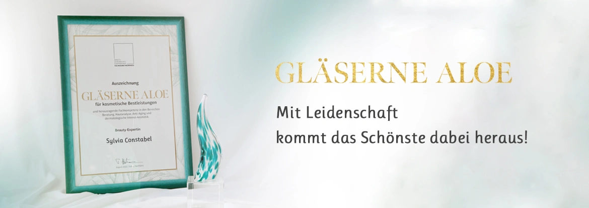 Gläserne Aloe geht an das day spa in Achern, Sylvia Constabel